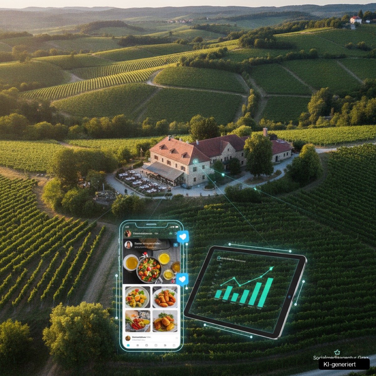 Social Media Gastronomie Südsteiermark: So füllst du dein Restaurant digital